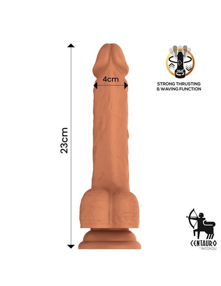 Quintus Dildo con Vibración, Thrusting y Waving 360º 9 - 23 cm
