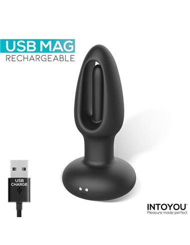 Sasha Plug con Vibración y Lengua Flipping yControl Remoto