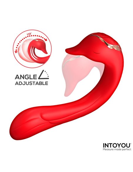 Swana Vibrador con Lengua y Ángulo Ajustable