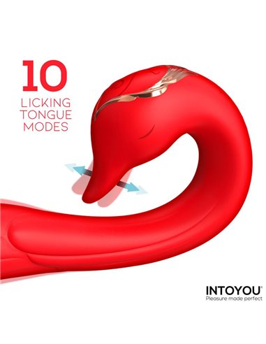 Swana Vibrador con Lengua y Ángulo Ajustable