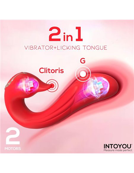 Swana Vibrador con Lengua y Ángulo Ajustable