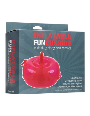 Cojín Hinchable con Dildo, Vibración y Control Remoto Ding Dong