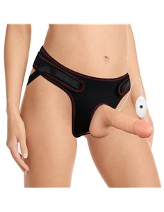 Arnés con Dildo con Vibración y Control Remoto 7.0