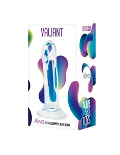 Valiant Dildo Jelly 16 cm Transparente 2