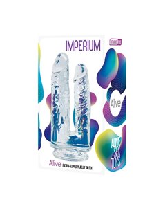 Imperium Dildo Doble Jelly Transparente 2