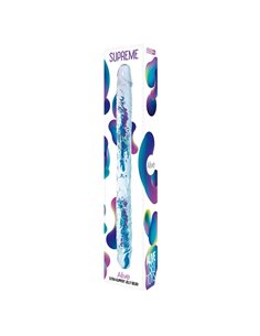Supreme Dildo Doble 38.5 cm Transparente 2