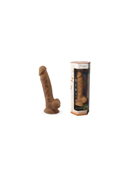 Dildo Dual Density Mod. 1 - 7 Caramel