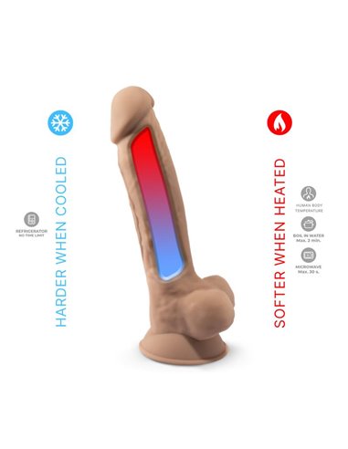 Dildo Dual Density Mod. 1 - 7 Natural