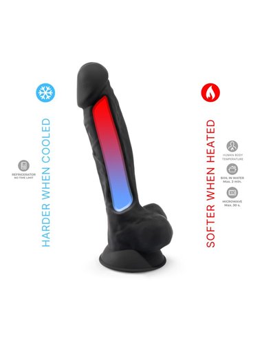 Dildo Dual Density Mod. 1 - 7 Negro