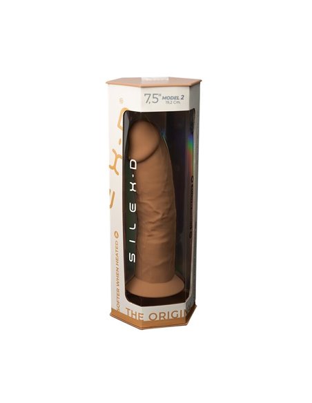 Dildo Dual Density Mod. 2 - 7.5 Caramel