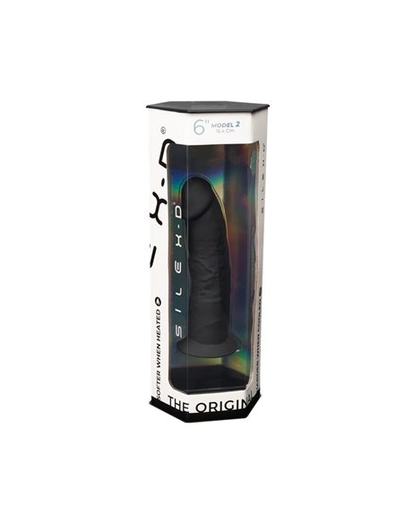 Dildo Dual Density Mod. 2 - 6 Negro