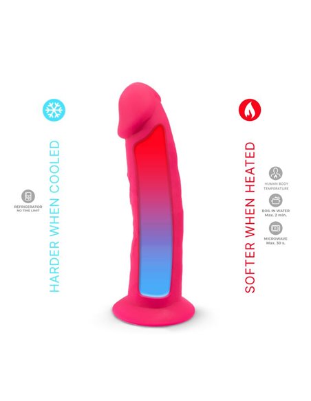 Dildo Dual Density Mod. 2 - 7.5 Rosa