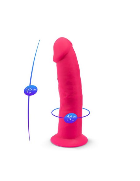 Dildo Dual Density Mod. 2 - 7.5 Rosa