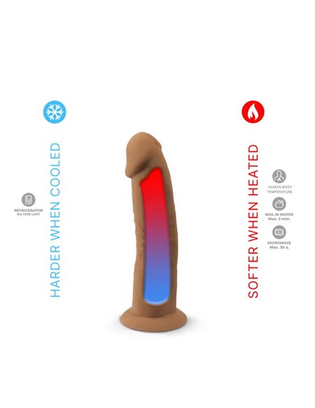 Dildo Dual Density Mod. 2 - 6 Caramel