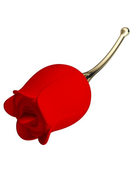 Rose Lover Estimulador con Vibración y Licking
