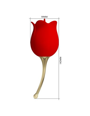 Rose Lover Estimulador con Vibración y Licking