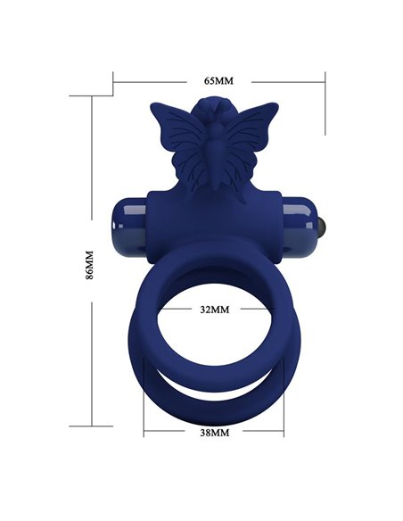Anillo Doble para el Pene con Vibración