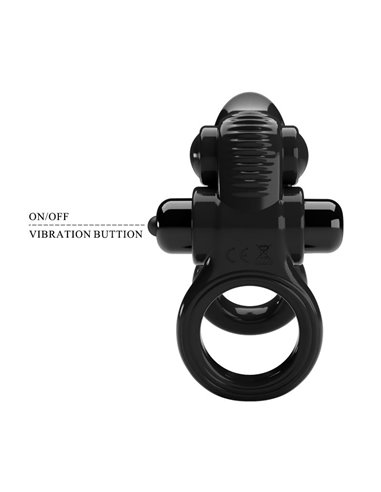 Passionate Anillo Doble para el Pene con Vibración