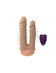 Dildo Doble Penetración 2 Motores Control Remoto