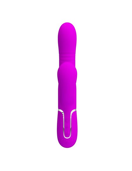 Mariana Vibrador 4en1 Silicona Fucsia