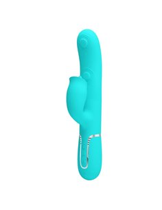 Gigi Vibrador con Licking y Thumping Turquesa 2