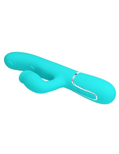Gigi Vibrador con Licking y Thumping Turquesa