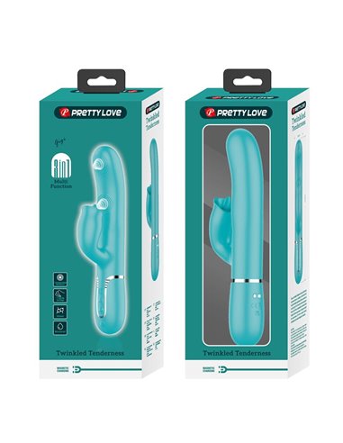 Gigi Vibrador con Licking y Thumping Turquesa