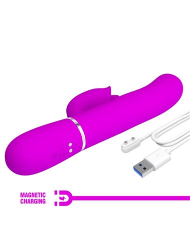 Gigi Vibrador con Licking y Thumping Fucsia