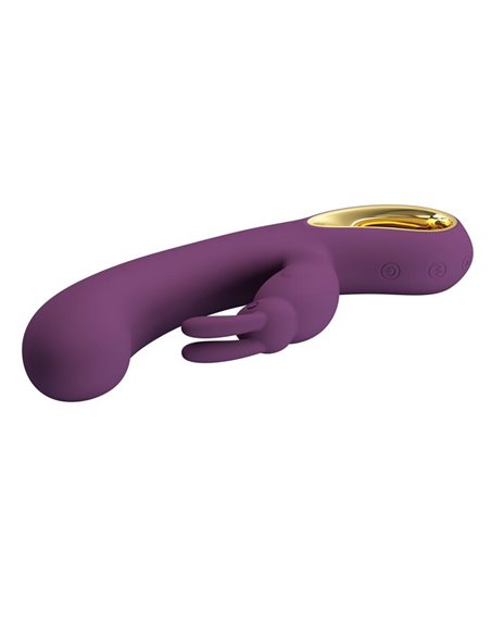 Liam Vibrador Punto G Silicona  con APP Morado