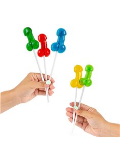 Expositor Piruletas Pene Sabores con Alcohol 40 uds 2