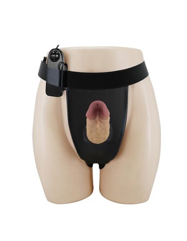 Draven Arnés con Dildo Hueco con Vibración