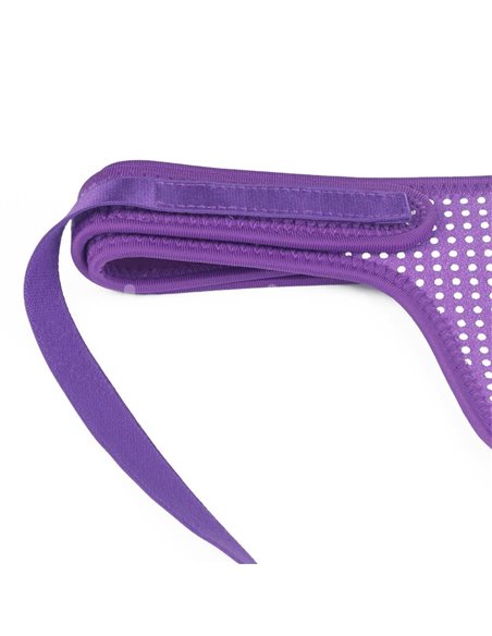 Arnés Easy Strap On Harness Polka Dots Púrpura