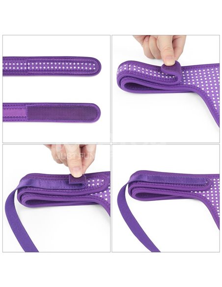 Arnés Easy Strap On Harness Polka Dots Púrpura