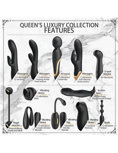 Luxury Set Queens 12 Juguetes Negro y Oro 18k 2