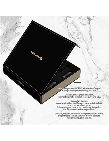 Luxury Set Queens 12 Juguetes Negro y Oro 18k