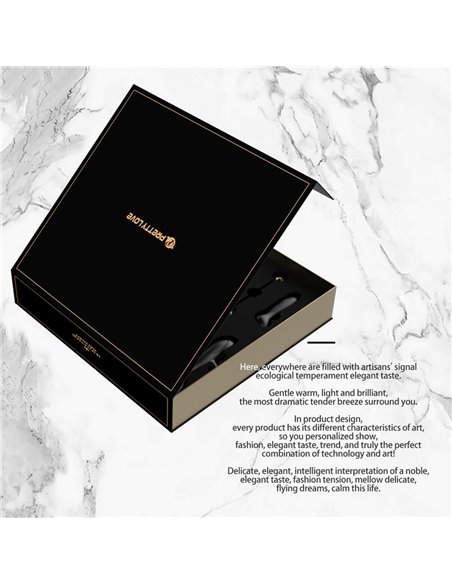 Luxury Set Queens 12 Juguetes Negro y Oro 18k