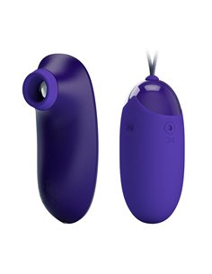 Succionador de Clítoris y Huevo Vibrador