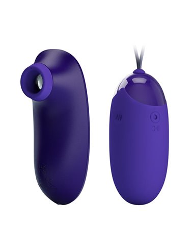 Succionador de Clítoris y Huevo Vibrador