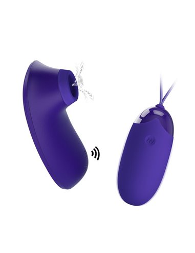 Succionador de Clítoris y Huevo Vibrador