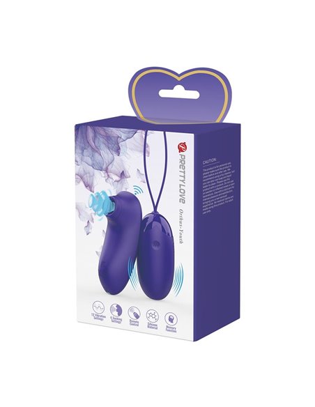 Succionador de Clítoris y Huevo Vibrador