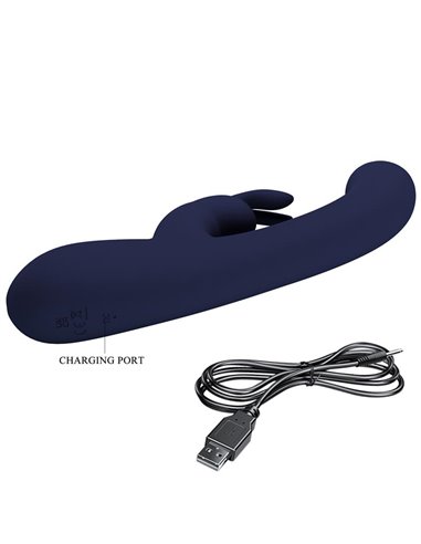 Lamar Vibrador Punto-G Azul Oscuro