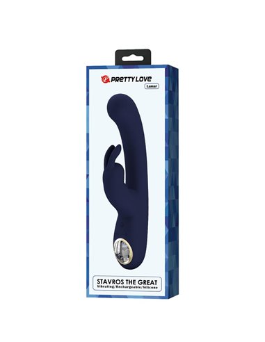 Lamar Vibrador Punto-G Azul Oscuro
