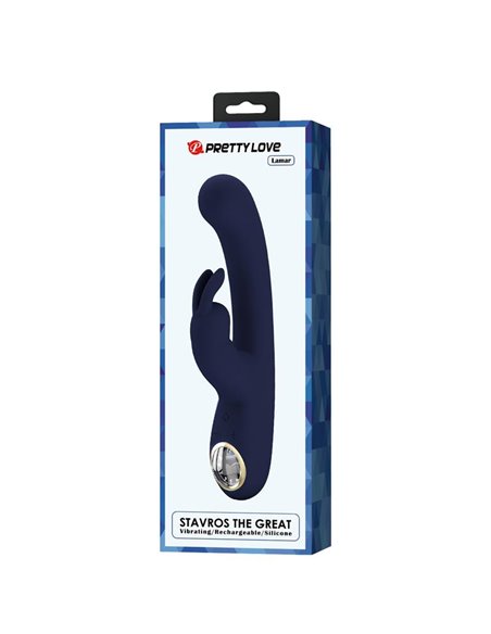 Lamar Vibrador Punto-G Azul Oscuro