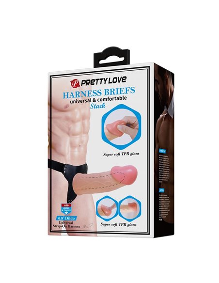 Arnés con Dildo Hueco Stark