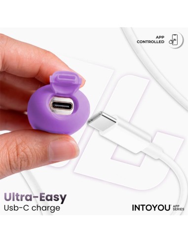 NexEgg Huevo Vibrador Silicona Doble capa con App Lila/Pistacho