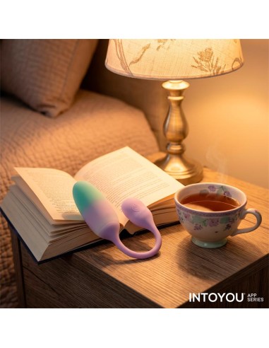 NexEgg Huevo Vibrador Silicona Doble capa con App Lila/Pistacho