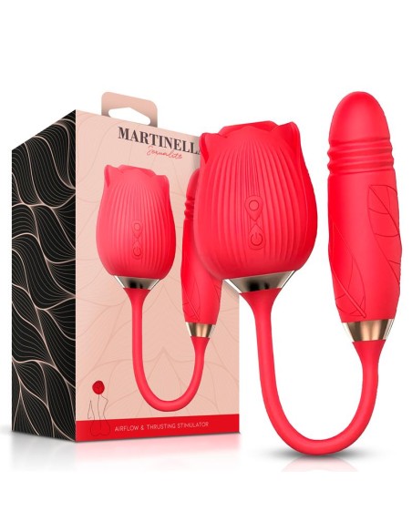 Rosa con Succión con huevo con Thrusting USB