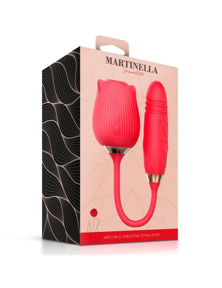 Rosa con Succión con huevo con Thrusting USB