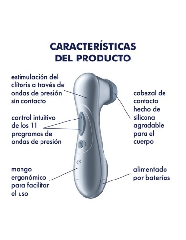 Pro 2 Gen 2 Succionador de Clítoris Battery Series Ice Blue