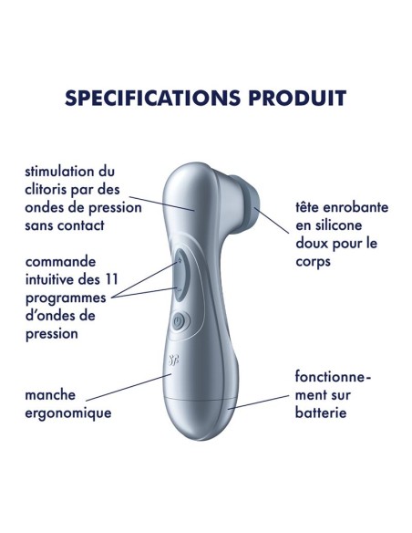 Pro 2 Gen 2 Succionador de Clítoris Battery Series Ice Blue